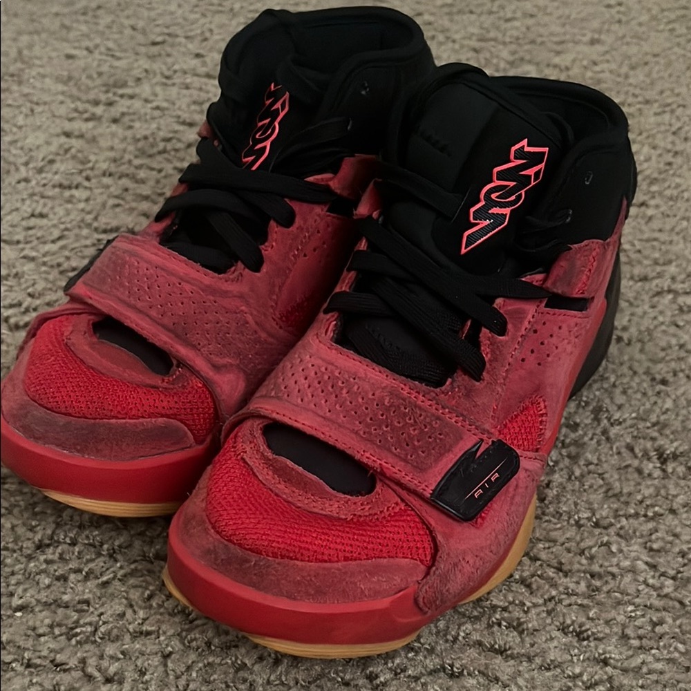 Nike Red and Black Sneakers with Classic Design